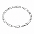 Filament Silver Paperclip Bracelet