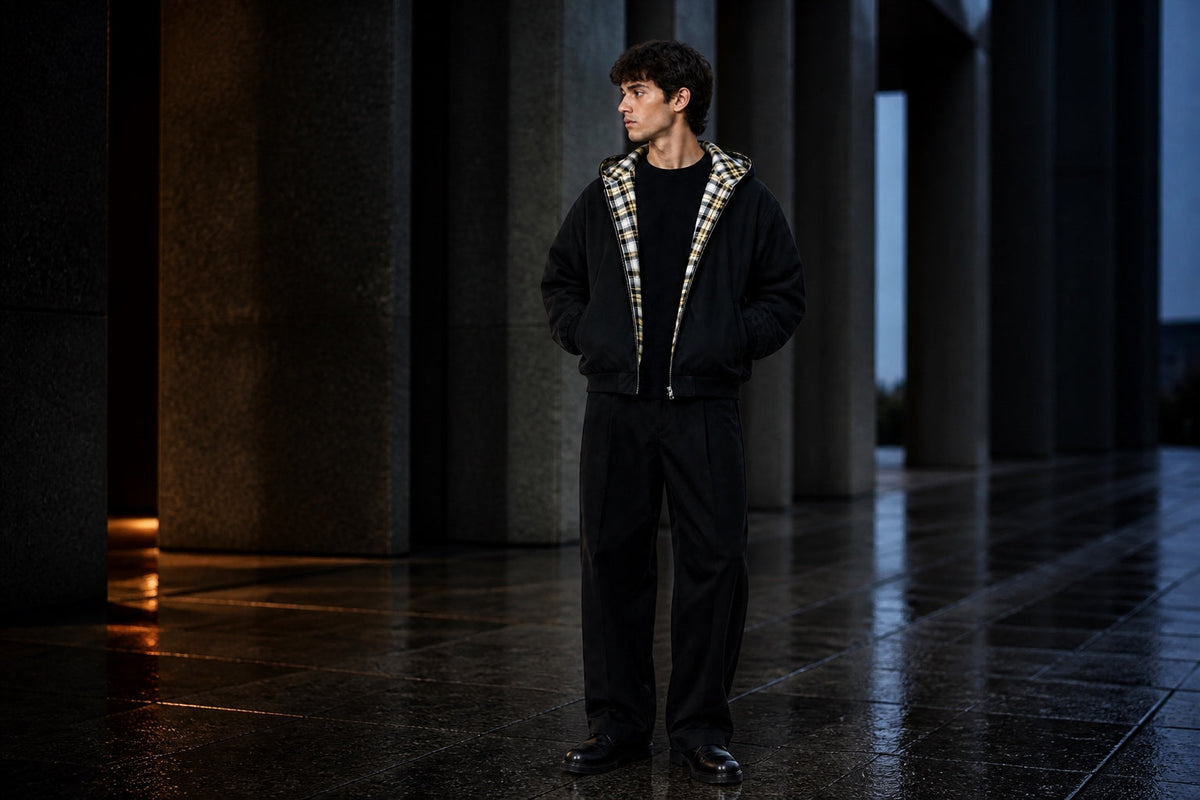 Ombré Noir Hoodies collection editorial campaign editorial campaign