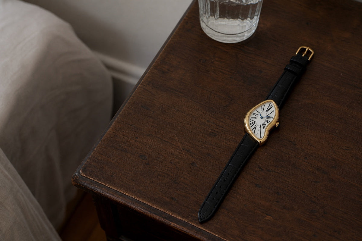 Ombré Noir Melting Watches collection editorial campaign