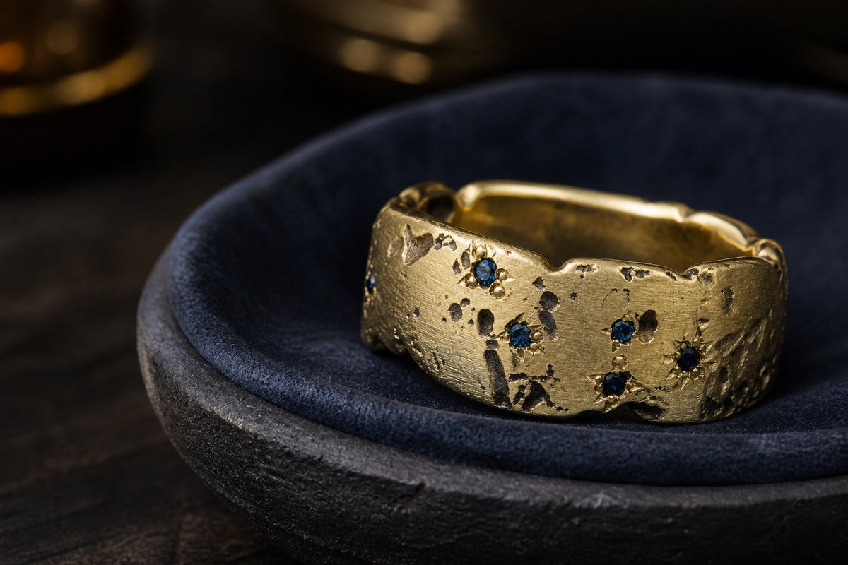 Ombré Noir Rings collection editorial campaign