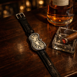 Warped Watch Silver