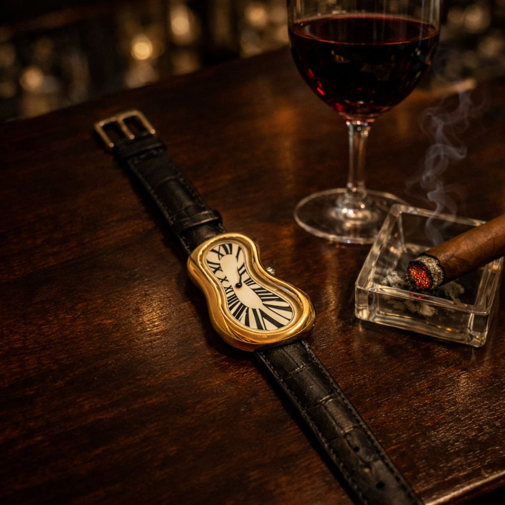 Warped Watch Gold