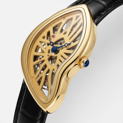 Phantom Gold by Ombré Noir dial close-up