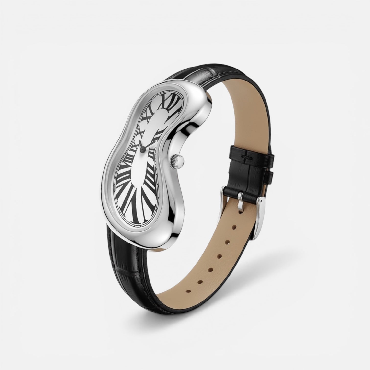 Warped Watch Silver