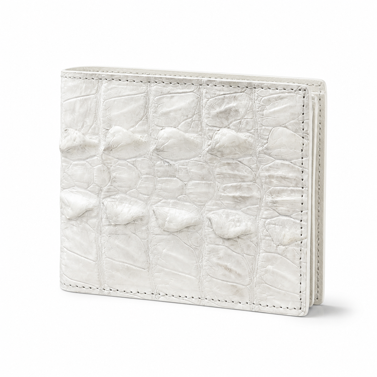 Aegis Himalayan Crocodile Wallet front view on white