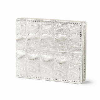 Aegis Himalayan Crocodile Wallet front view on white