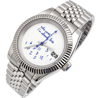 Already Late Steel Automatic Watch — construction detail