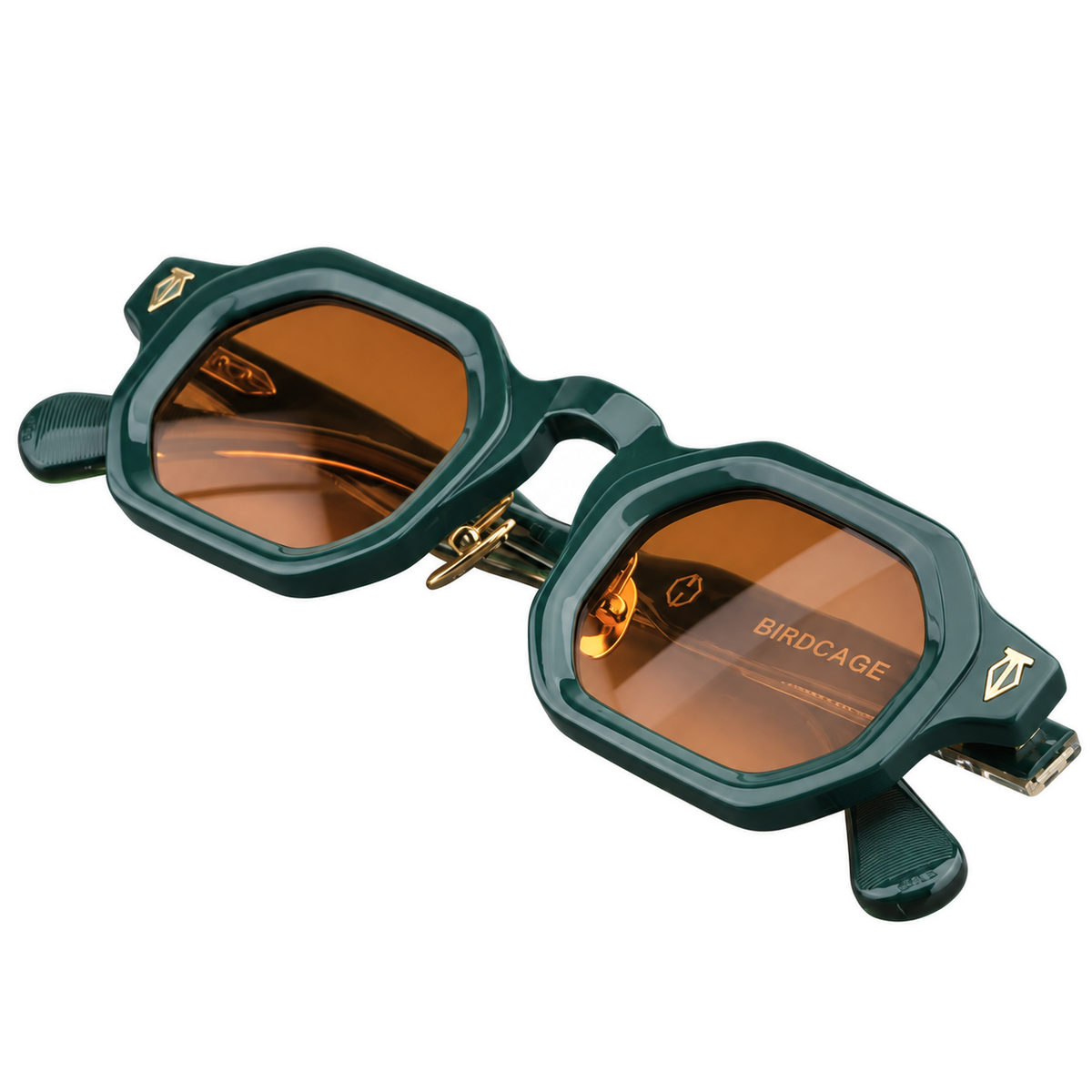 Arc Acetate Sunglasses — construction detail
