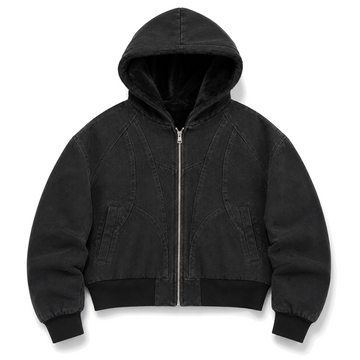 Bastion Noir Canvas Jacket front view