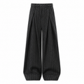 Cadence Pinstripe Wide-Leg Trousers