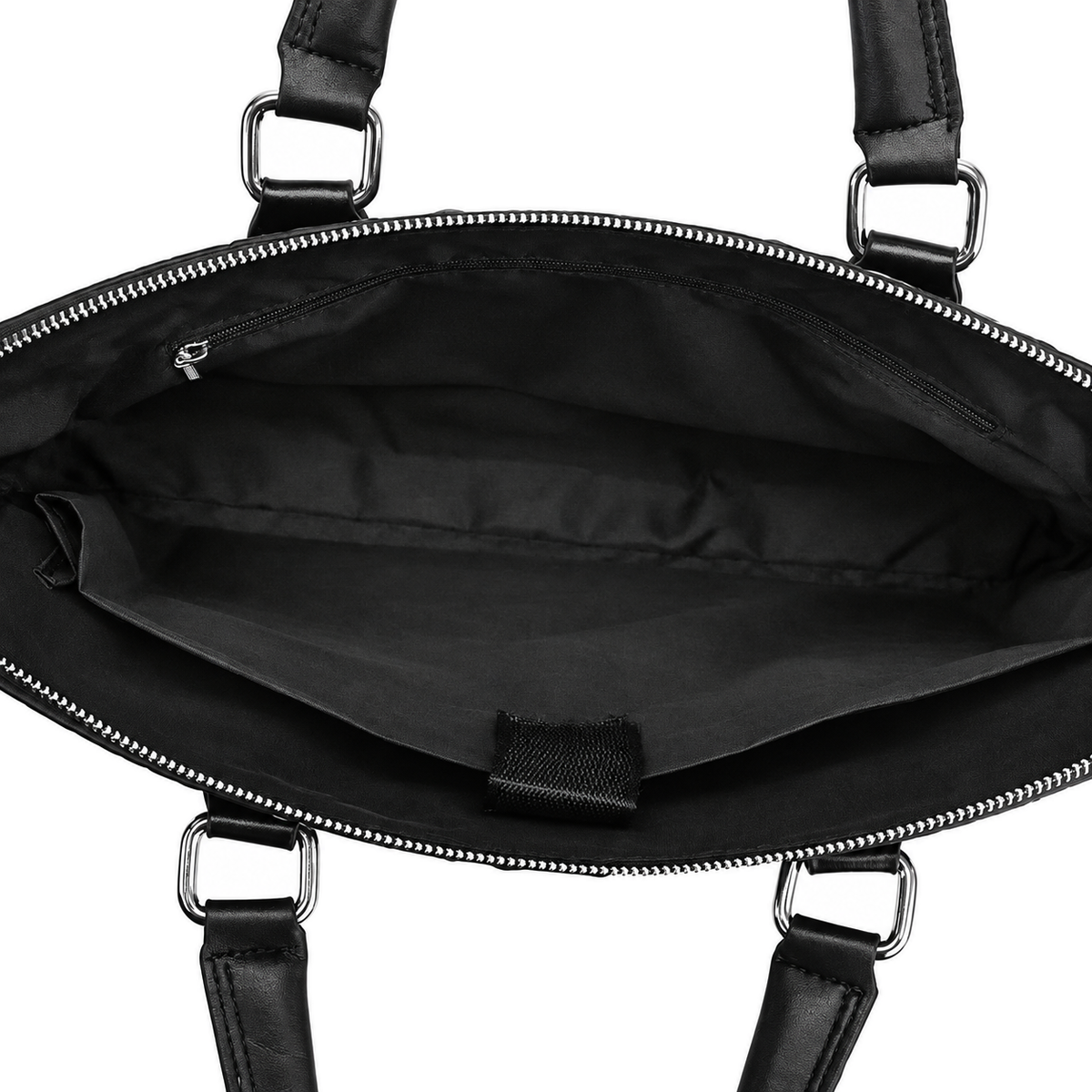 Caiman Relief Briefcase — construction detail
