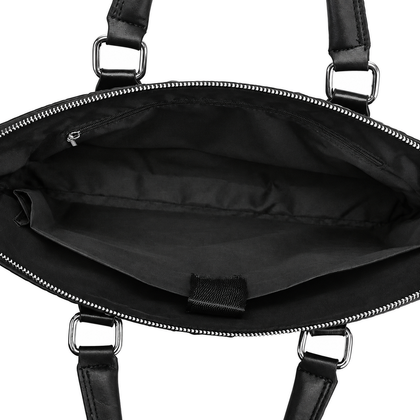 Caiman Relief Briefcase — construction detail