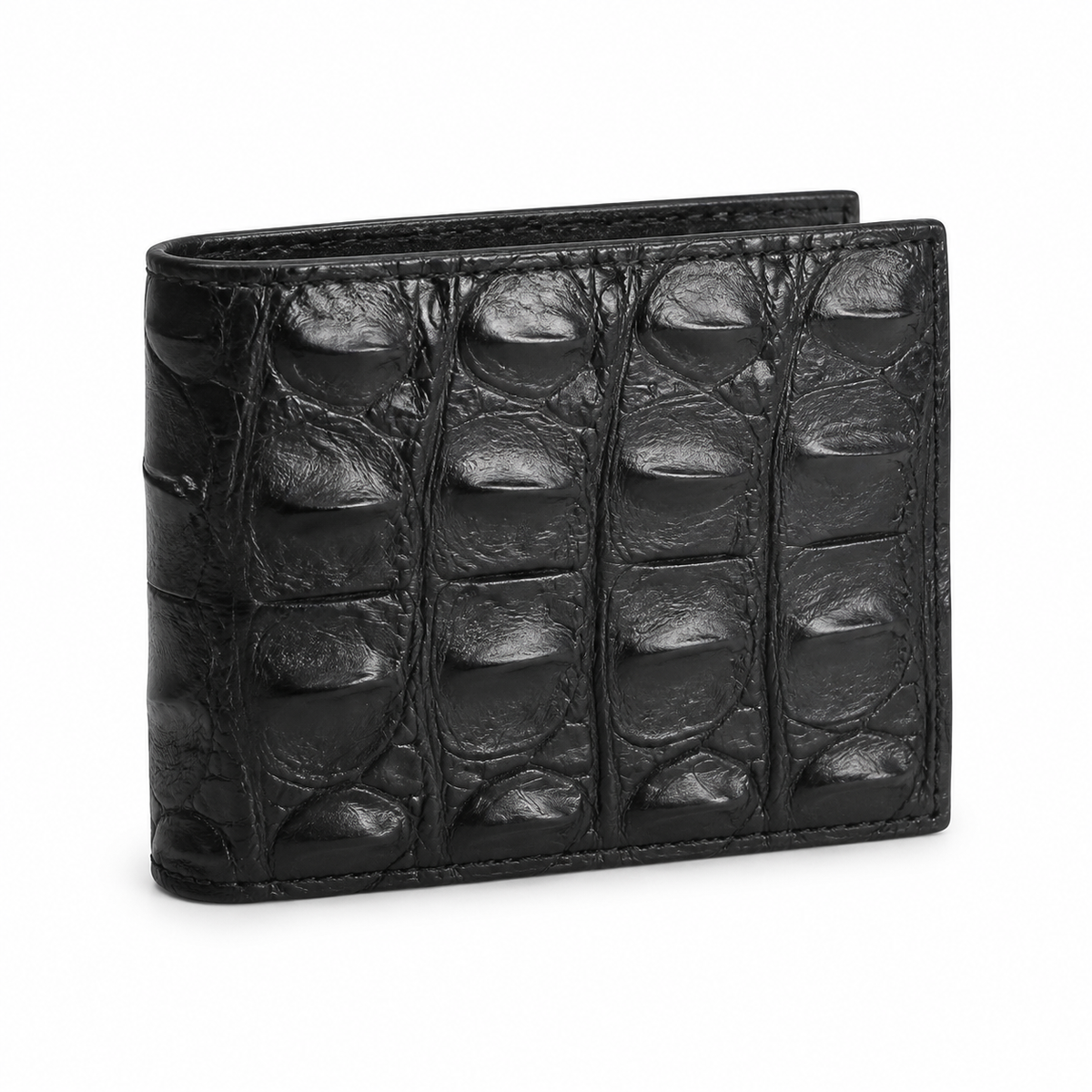 Citadel Crocodile Wallet front view on white