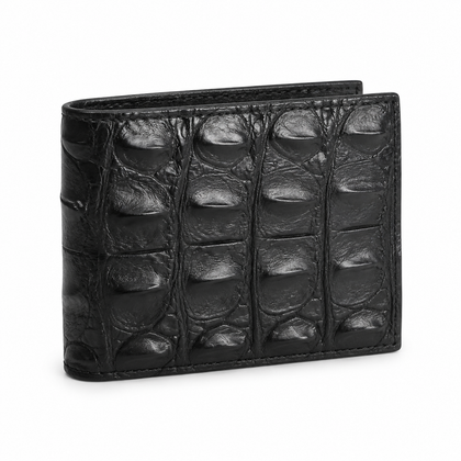 Citadel Crocodile Wallet front view on white