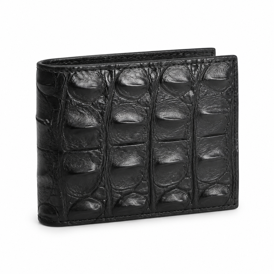 Citadel Crocodile Wallet front view on white