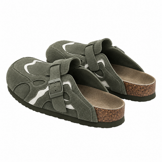 Drift Panel Clogs — Olive, back view