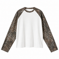 Feral Leopard Raglan Long-Sleeve Top