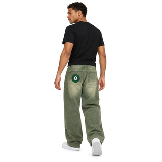 Matcha Wide-Leg Jeans — full-body model view