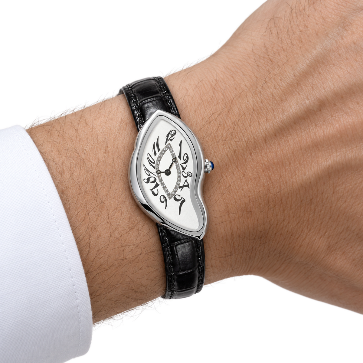 Melting Muse Silver — on wrist