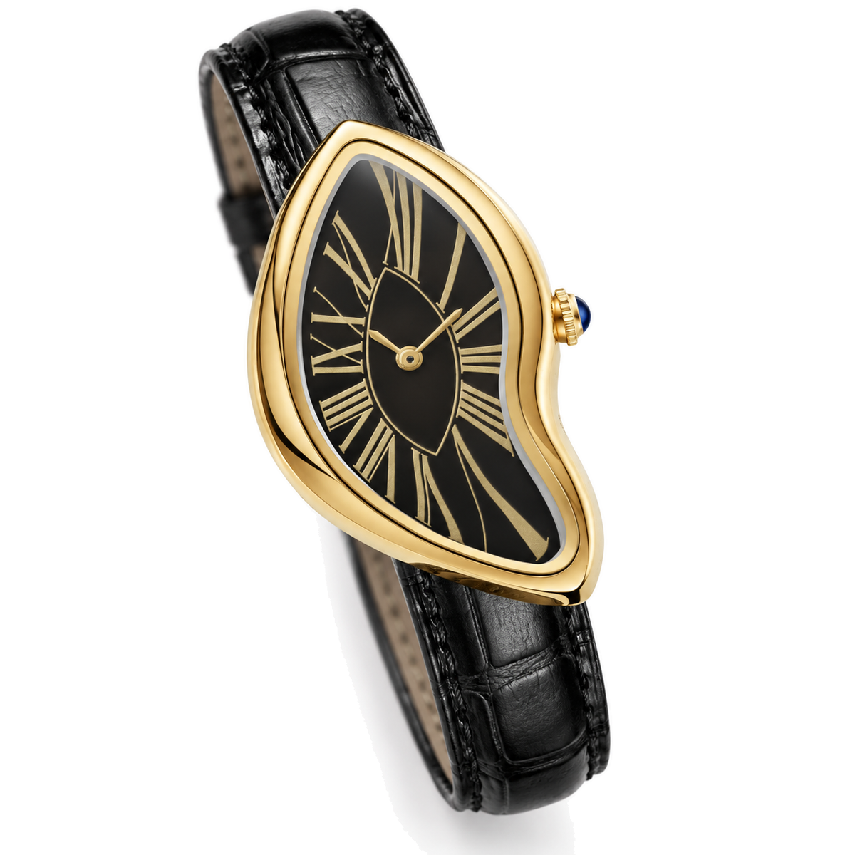 Melting Oblique Black Gold — three quarter