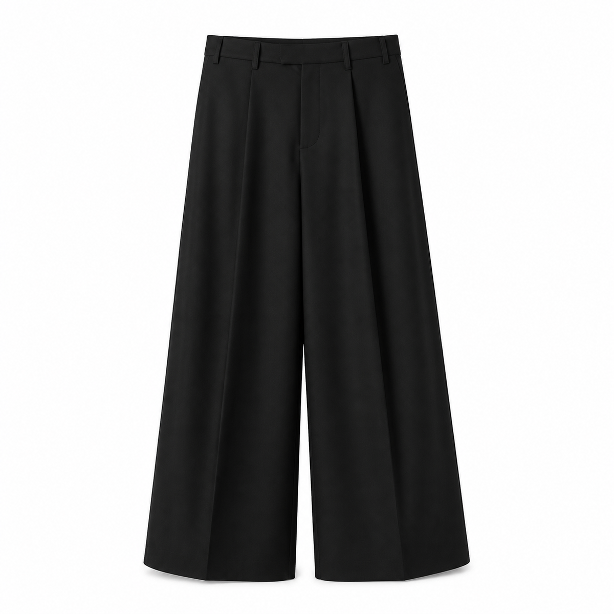 Nocturne Trousers, front studio view on white