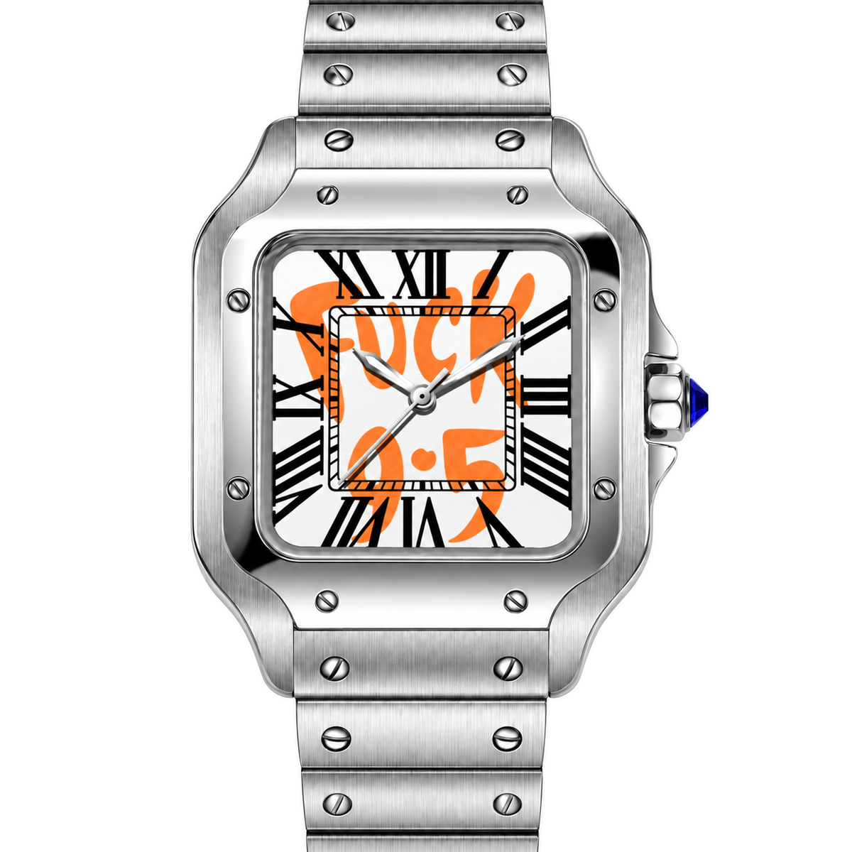 Off Hours Automatic Watch — cover orange