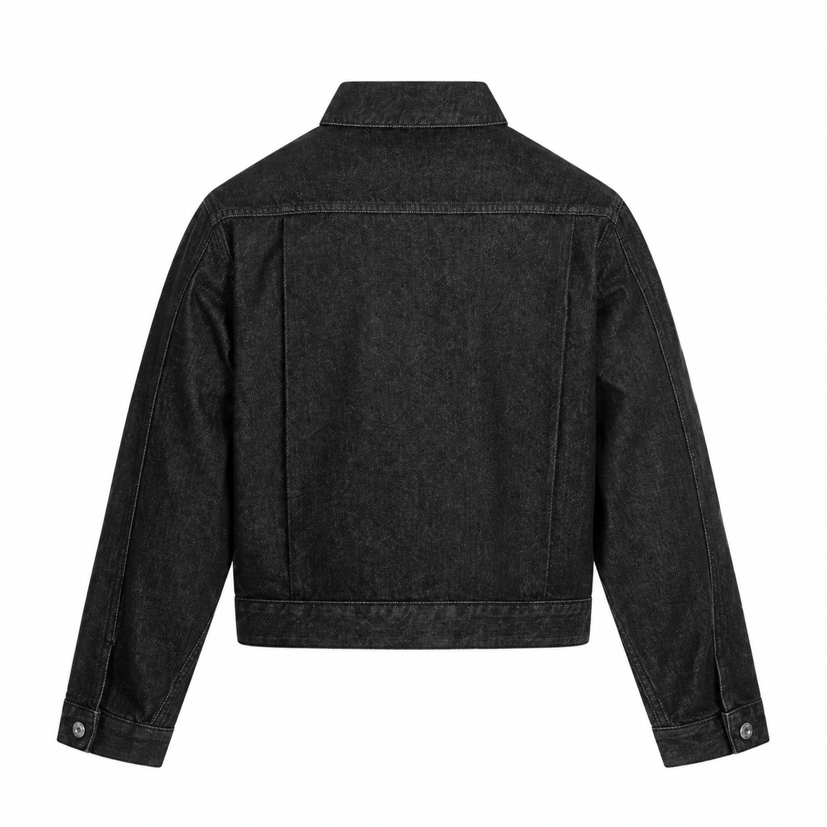 Latch Buckle Denim Jacket — back