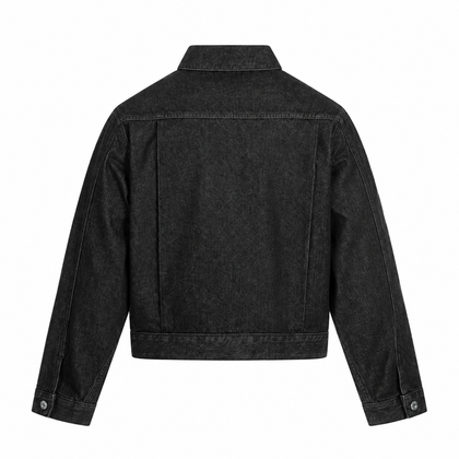 Latch Buckle Denim Jacket — back