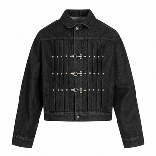 Latch Buckle Denim Jacket — front