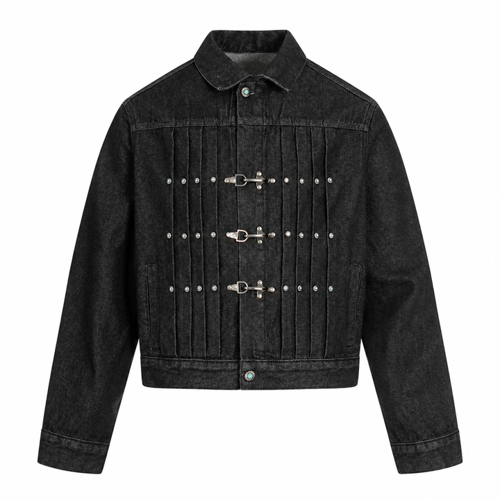 Latch Buckle Denim Jacket