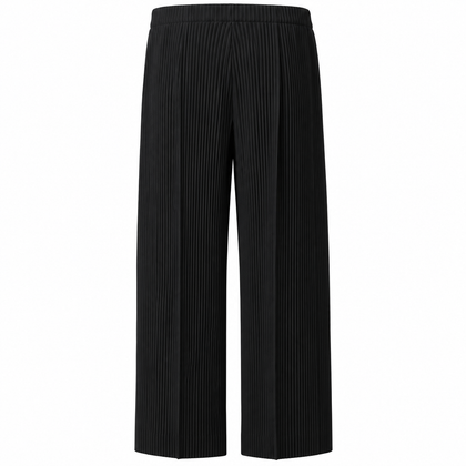 Plissé Wide-Leg Trousers — back