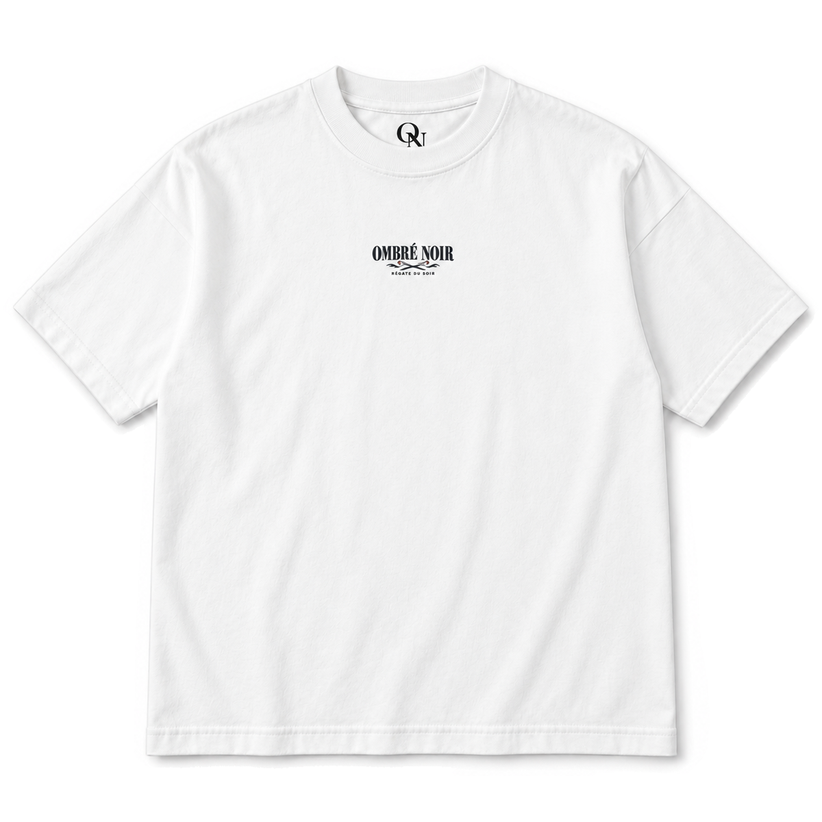 Régate du Soir Graphic Tee in Lunar Rock, front view with small matching chest print