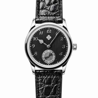 Monument Small Seconds Quartz Watch — Black — front view