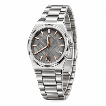 Asterion Meteorite Automatic Watch — Grey — three-quarter view