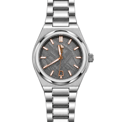 Asterion Meteorite Automatic Watch — Grey — front view