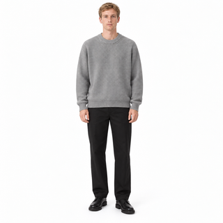 Trace Crewneck Knit — model
