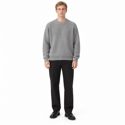 Trace Crewneck Knit — model