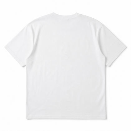 Outrider Western Graphic T-Shirt back view on white