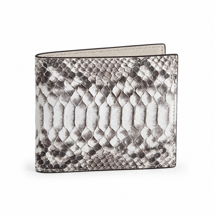 Serpentine Python Wallet front view on white