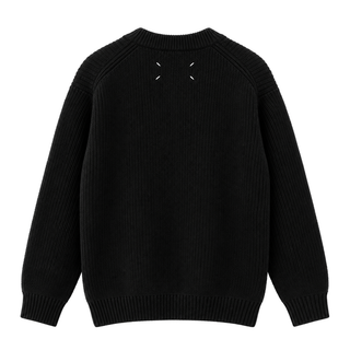 Trace Crewneck Knit — black back view