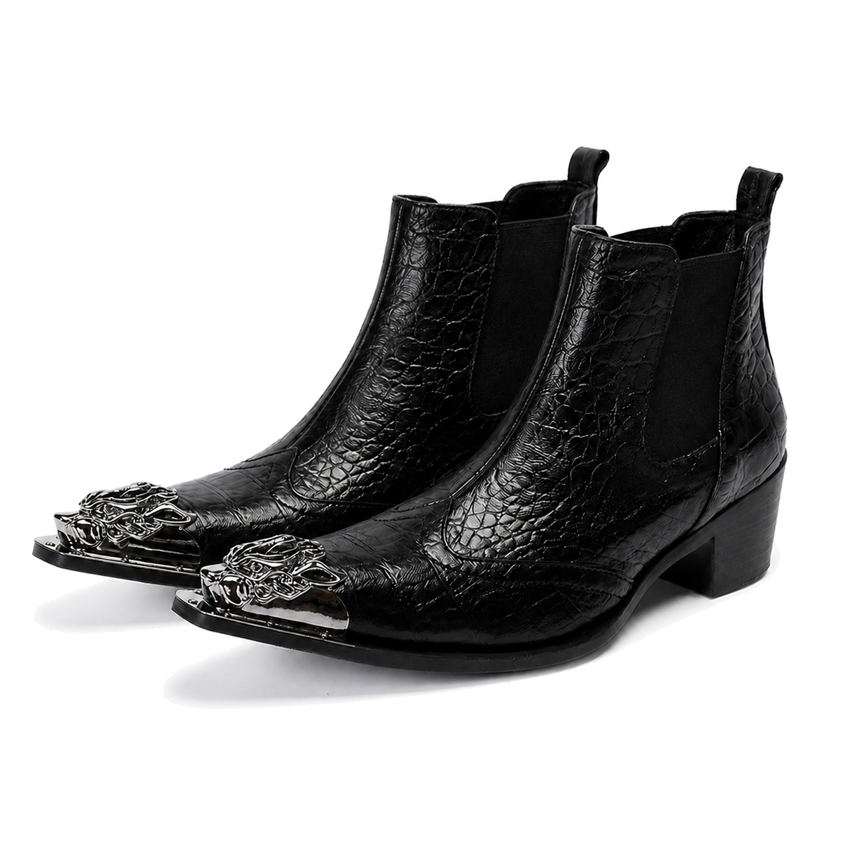 Vesper Boots, three-quarter front studio view on white