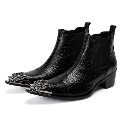 Vesper Boots, three-quarter front studio view on white