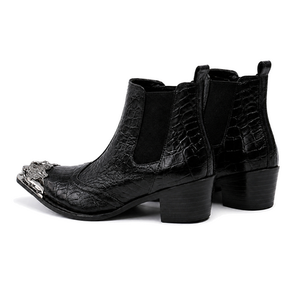 Vesper Boots, rear studio view on white