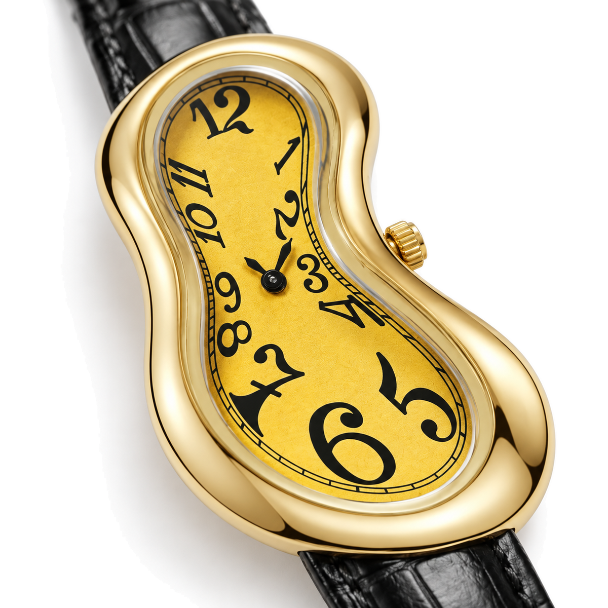 Warped Watch Yellow Gold — detail