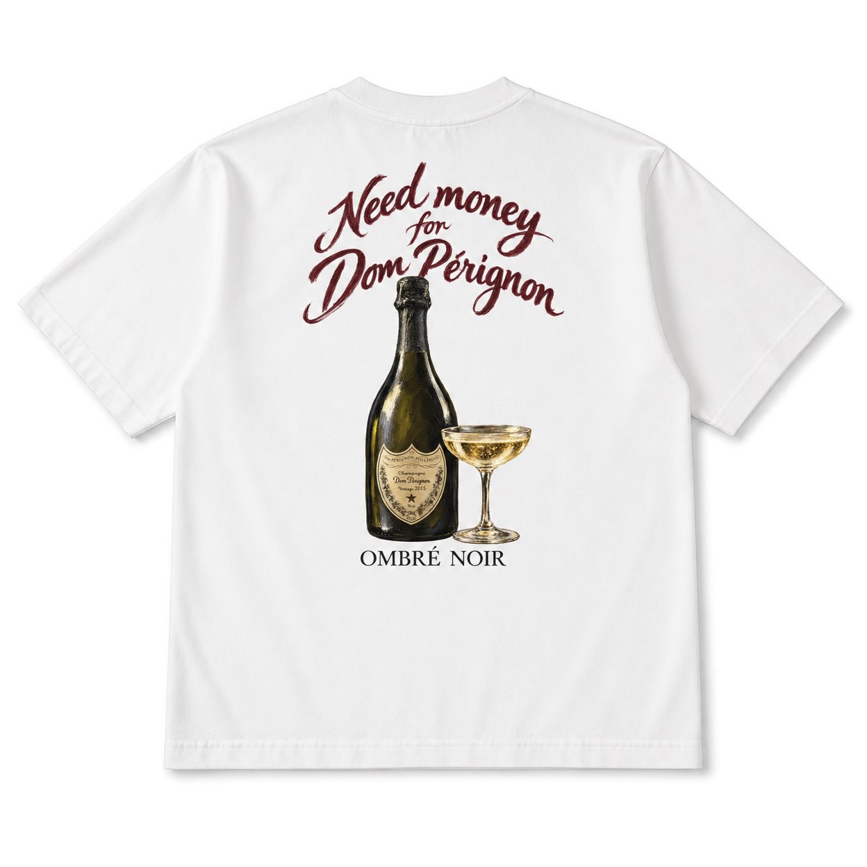 Dom Pérignon graphic T-shirt by Ombré Noir